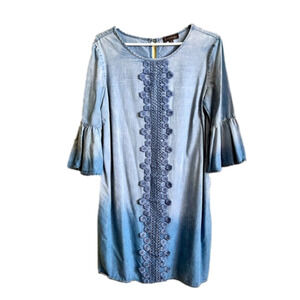 Ombré chambray cotton dress from Luxology, like new condition!